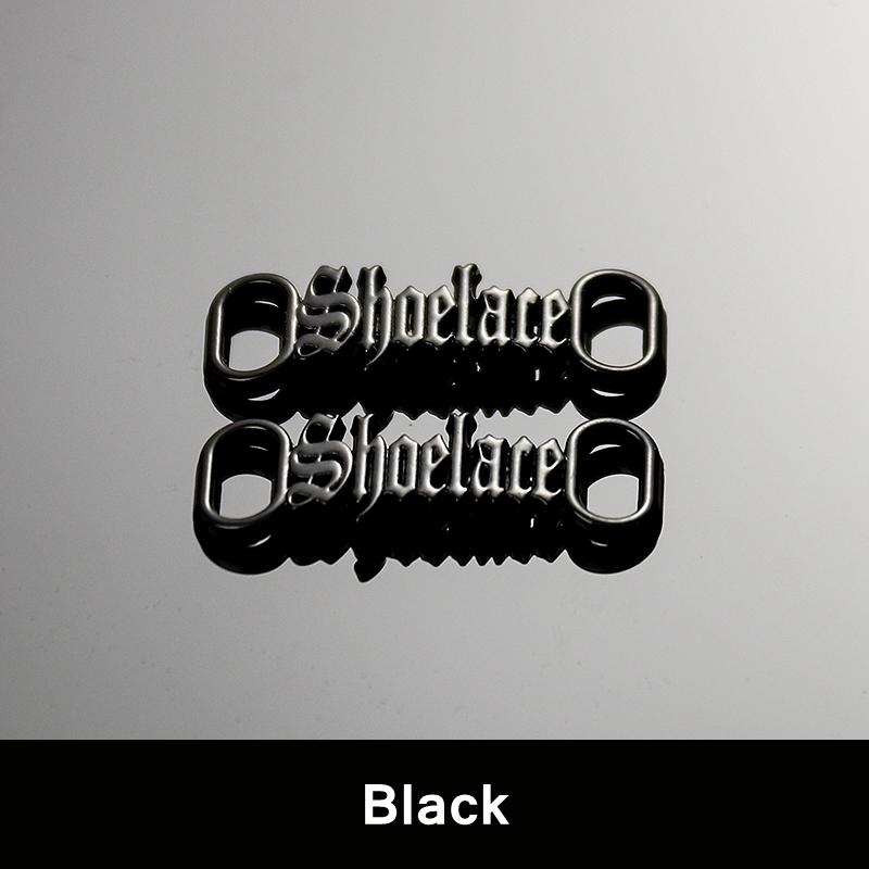 Буква Пряжка для шнурков для кроссовок AF1 Украшения для обуви Металлические наборы Шнурки для обуви Стильные Спортивные аксессуары для шнурков 1 пара