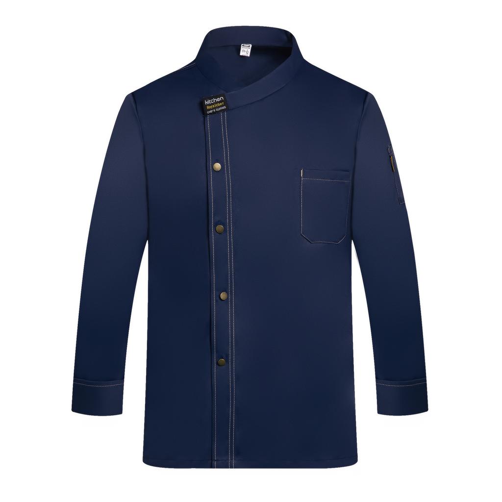 Men and Women Fashion Canteen Restaurant Hotel Chef Work Clothes Long Sleeve Double Breasted Chef Jacket