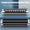 Временная парковочная карта автомобиля Цифровой номерной знак мобильного телефона Декор салона автомобиля Автомобильные аксессуары Временный номерной знак парковки