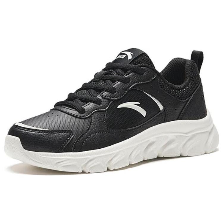 Anta Abrasion Resistant Low top Running Shoes Women's Black 922345580-6