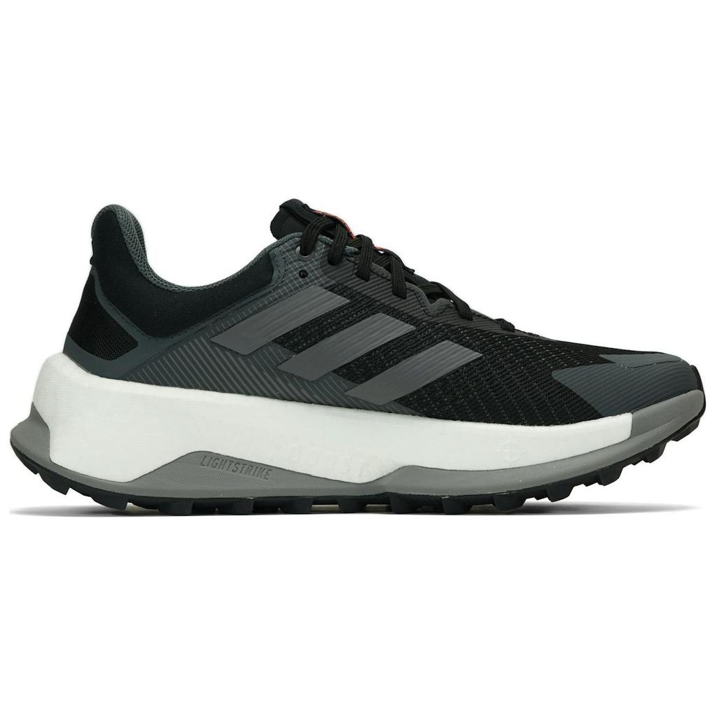 Adidas Terrex Soulstride Ultra Black Grey Men Sneakers Core-Black Grey-Four Impact-Orange IE8453