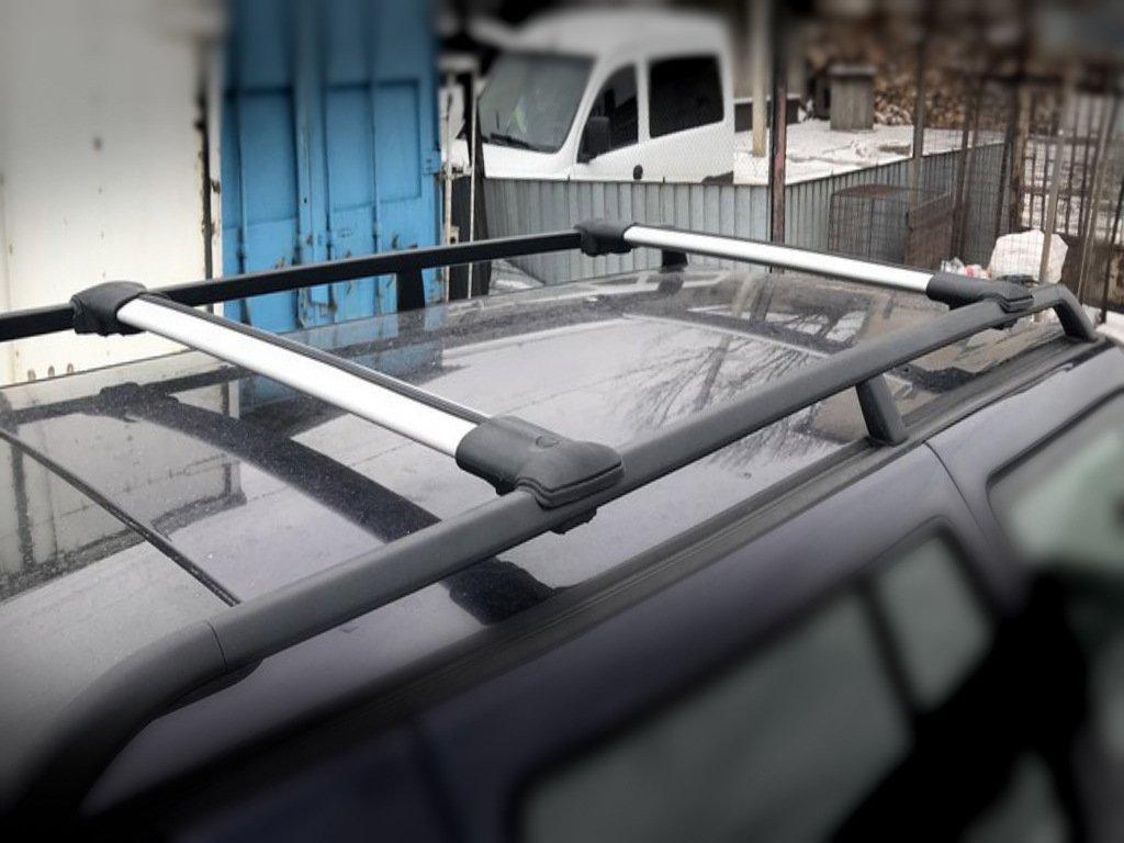 Jumpers for Conventional Roof Rails Without a Key Can V1 (2 Pcs) Up To 105 Cm, Gray for Nissan Murano 2002-2008