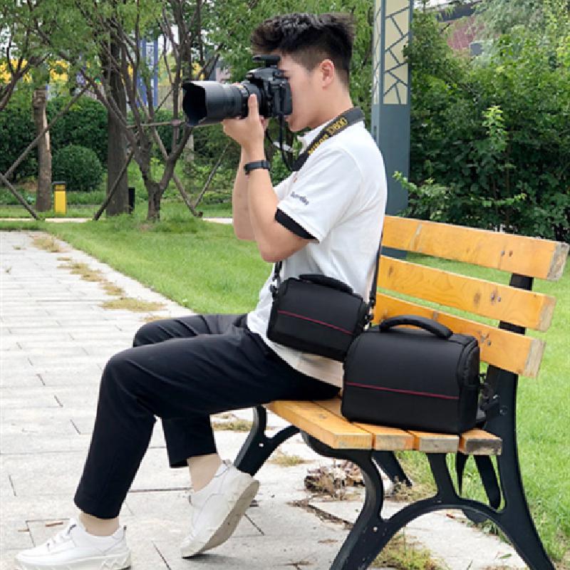 Многофункциональная профессиональная сумка для фотоаппарата из полиэстера с диагональю одного плеча для зеркальной фотокамеры