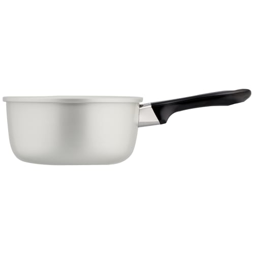 Hokuriku Aluminum Silvie Saucepan, 18cm, Aluminum, Gas Stovetop, Made in Japan, Heat-Conducting, Anodized Aluminum, A-2526