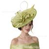 Европейские и американские невесты ретро имитация пеньковой пряжи топ-шляпа с перьями, головной убор, светские дамы, скачки фестиваль чаепитие вечеринка преувеличенная топ-шля