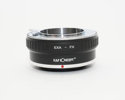 Адаптер CONCEPT exakta для крепления Fuji X FX с салфеткой для объектива K&F exa-fx (КФФХ)