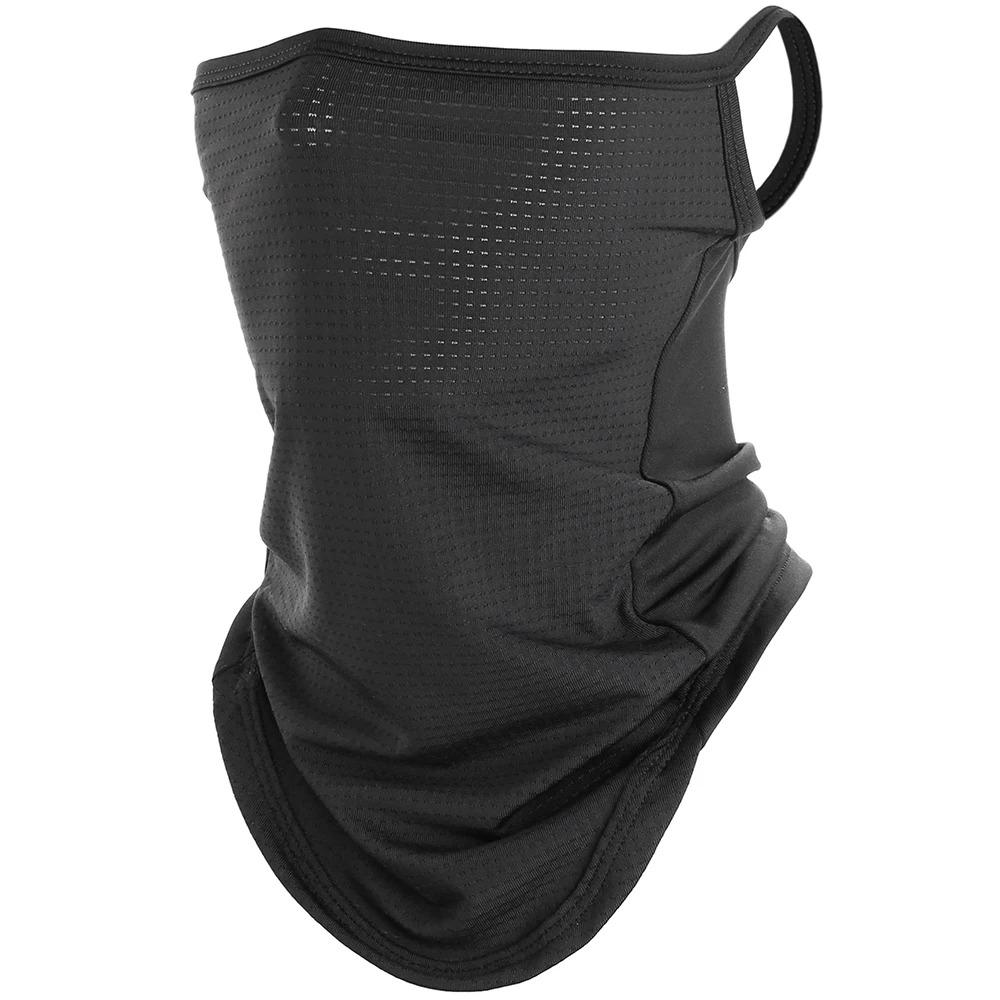 Дышащий шарф, полумаска для лица, летняя быстросохнущая повязка на шею, накладная повязка на ухо, защита от солнца, бандана, шейный платок, головной убор