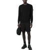 Stone Island Compass Motif Crewneck Jumper Black Men Tops 7815515B3-V0029
