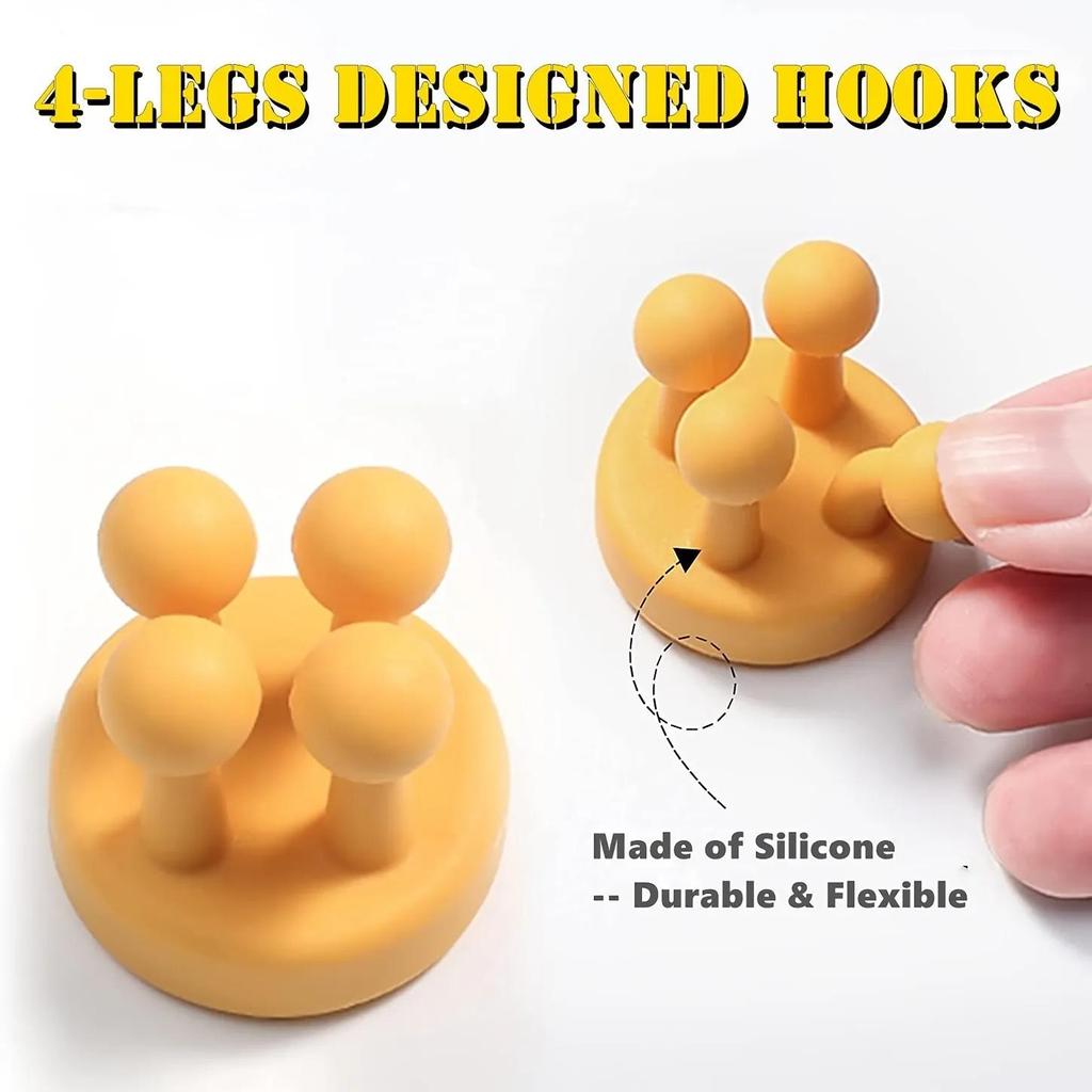 3 шт., силиконовые держатели для зубных щеток, водостойкий самоклеящийся настенный одинарный крючок для подвешивания ключа, держатель вилки