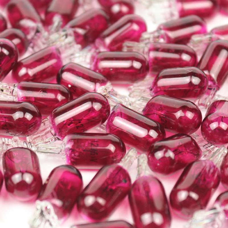 10 шт. фиолетовая T10 W5W клиновидная внутренняя автомобильная 12 В приборная панель приборная панель датчик лампа для стайлинга автомобиля лампочки аксессуары