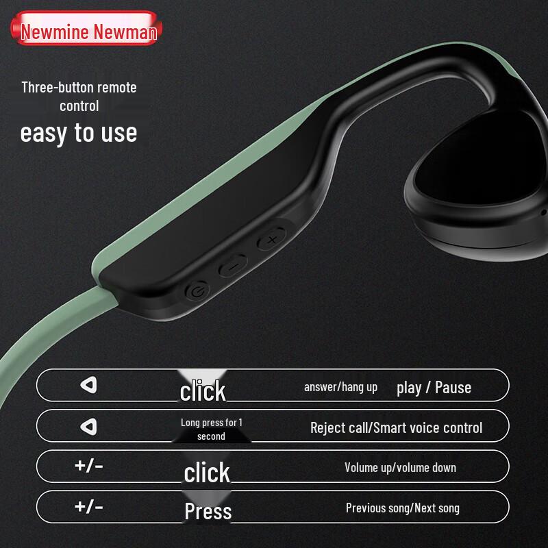 Newmine Bone Conduction Bluetooth Sports Headset H81