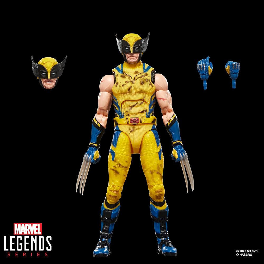 Hasbro Marvel Legends Фигурка Росомахи 15 см Костюм с боевыми повреждениями Коллекционная