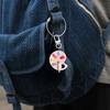 Keychain Pendant Artist Palette Brush Design Keychain Pendant with Metal Lobster Buckles Bags Keys Backpacks Keyring