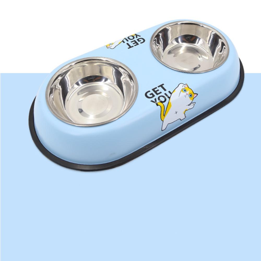 Кормушка для корма для домашних животных из нержавеющей стали, антимуравьиная миска для корма для домашних животных, многофункциональная кормушка для собак, диспенсер для кошек