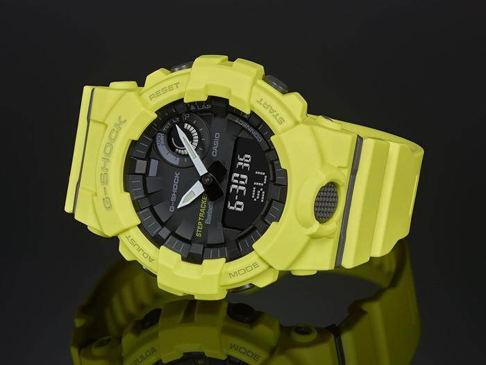 Casio Мужские часы G-SHOCK, смола, 200 м водонепроницаемые, цифровые, ударопрочные, кварцевые, GBA-800-9A