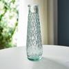 Embossed Printing Vintage Embossed Vase Glass Creaft Mini Glass Vase  Desktop Ornaments