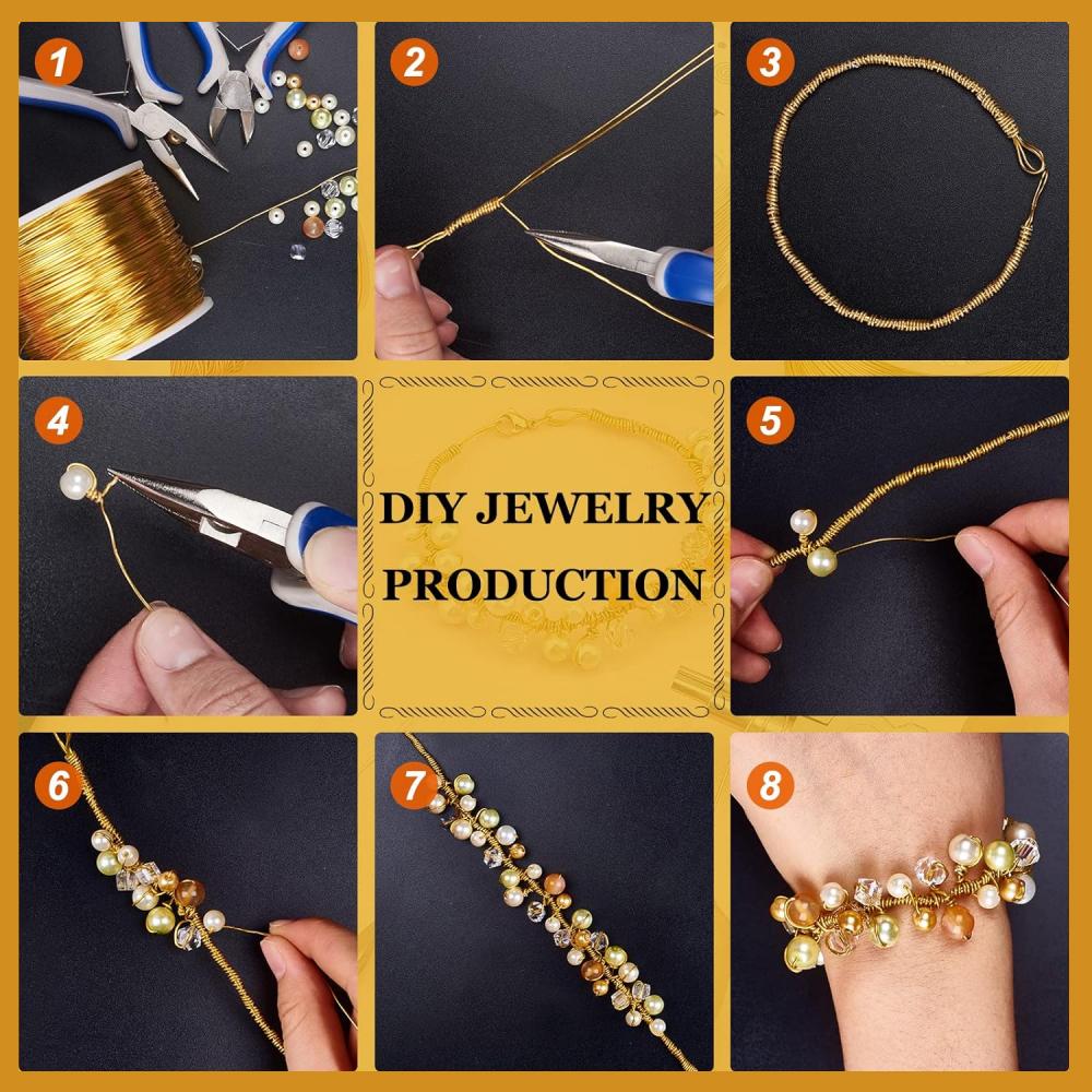 38AWG-18AWG латунная медная проволока 6/5/3 рулона гибкая металлическая скульптурная проволока для ювелирного дела, сантехнических и электрических соединений, механических компонентов,