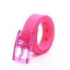 [Seven Fox] Silicon Rubber Belt Men's Golf Big Plastic Buckle Waterproof Work Clothes For Work Survival Game Compatible with Metal Allergies (Rose