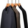 Men S Long Sleeve Half Zip Thermal Sweatshirt Casual Base Layer
