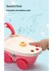 Children's Ice Cream Handcart & Music Toy Set - Ice Cream Machine & Motorcycle Role Play 