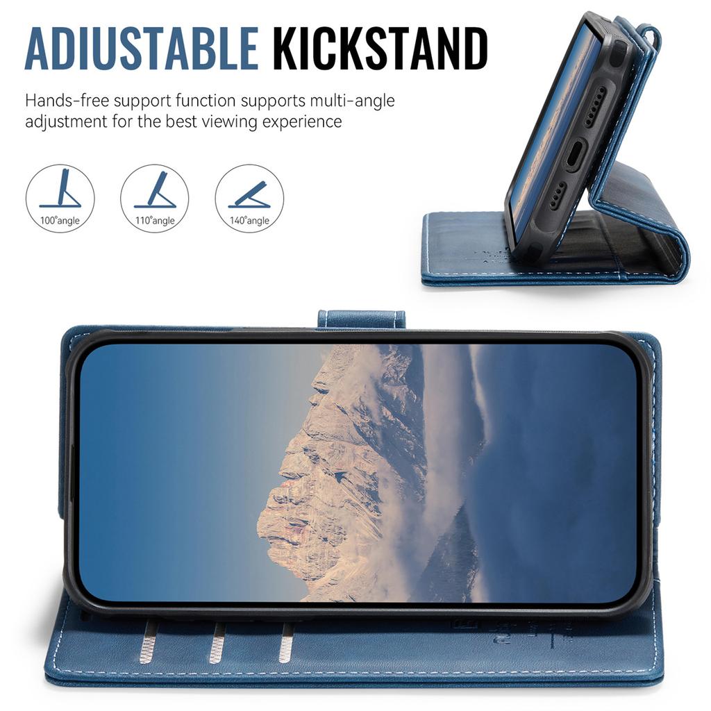 2-in-1 Magnetic Detachable Wallet Case for iPhone 13/13 Pro/13 Pro Max - PU Leather, Card Slots, MagSafe Charging, 360° Protection & Kickstand