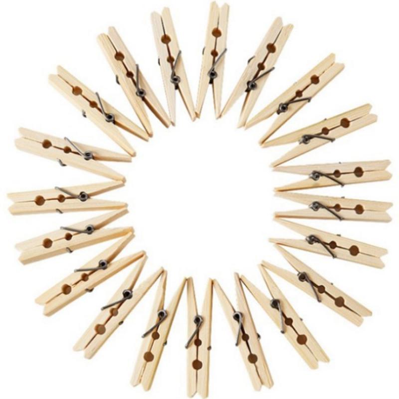 Бамбук Универсальный Экологичный Натуральный Инновационный Дизайн Прочный Вечный Прочный Набор Прищепок Экологичные Прищепки Стильный