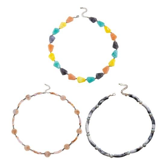 Women Bohemian Necklace Special-Shaped Beads Necklace Beach Necklace Jewelry for Daily Street Parties Vacations