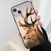 Чехол для телефона с изображением оленя и северного оленя для iPhone 17 Pro Max 15 14 13 11 12 16 Pro Max mini 15 16 Plus 16e 17 Air Cover