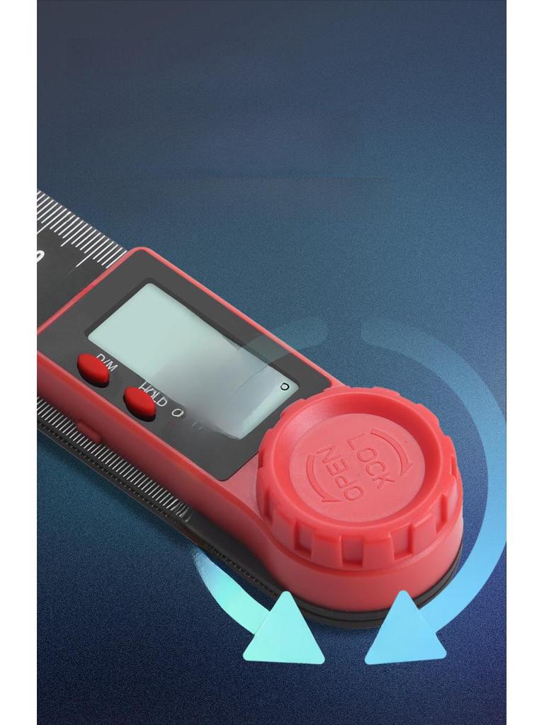 Универсальный цифровой угломер-линейка для деревообработки