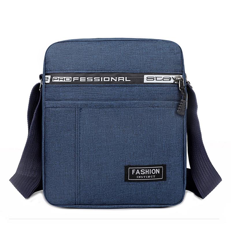 Водонепроницаемая мужская сумка Oxford большой вместимости, мужская квадратная сумка через плечо, повседневная сумка через плечо