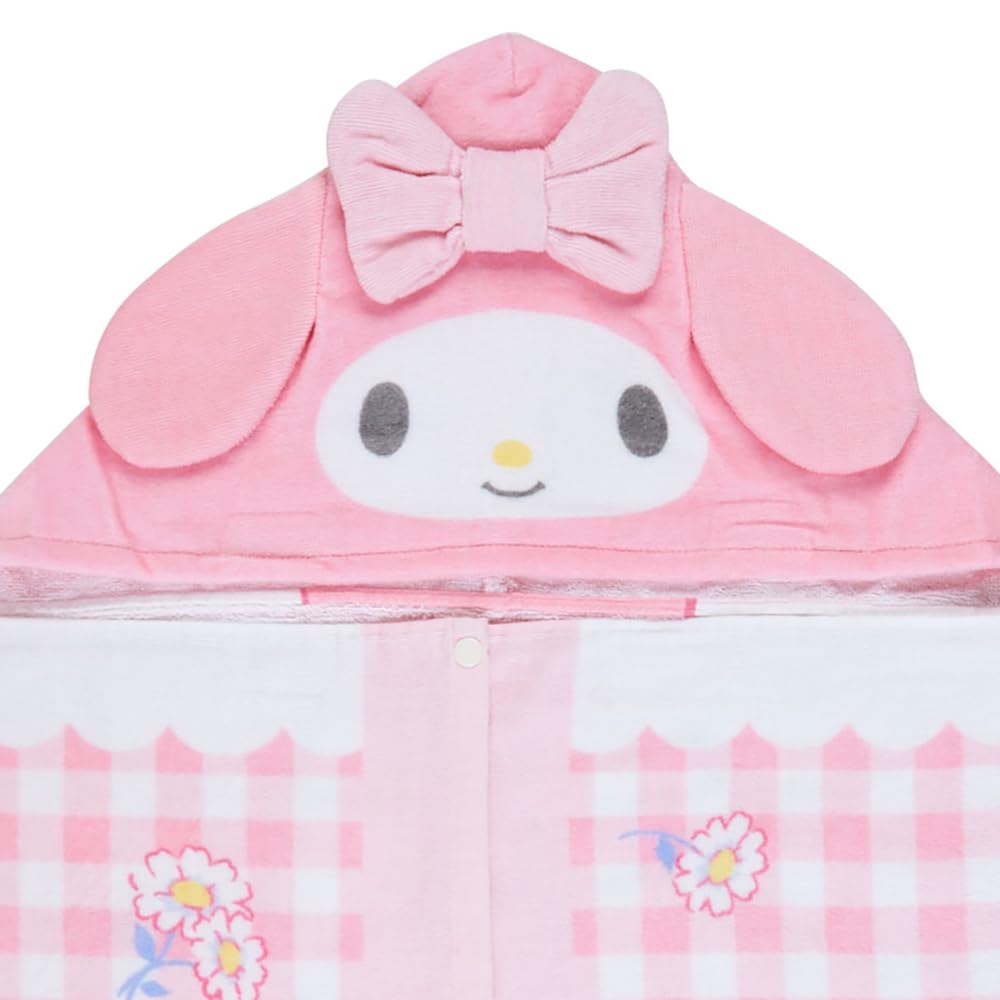 Sanrio Полотенце с капюшоном My Melody My 75 x 120 x 1 Персонаж SANRIO 052621, Мелоди, см,