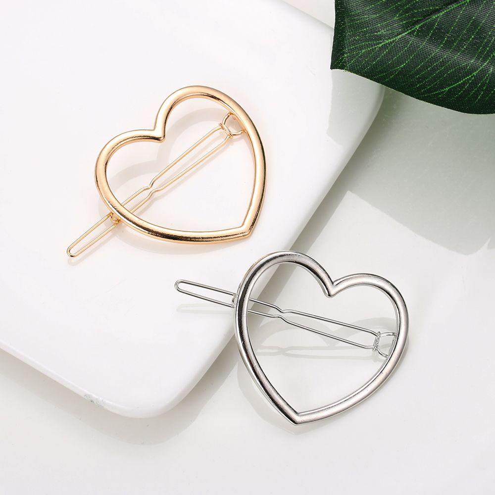 Pins Barrettes Hair Styling Star Heart Hair Pins Metal Hairclips Geometric Hairpins Knot Hair Clip