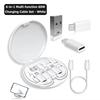 Portable Multifunctional Data Cable Storage Box, 60W Fast Charging Mobile Phone Holder, Charging Cable Set, Multi Head Conversio