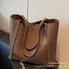 Manufacturer's Simple Big Bag Women's 2025 New Popular Retro Shoulder Bag Large-capacity Commuter Tote Bag
