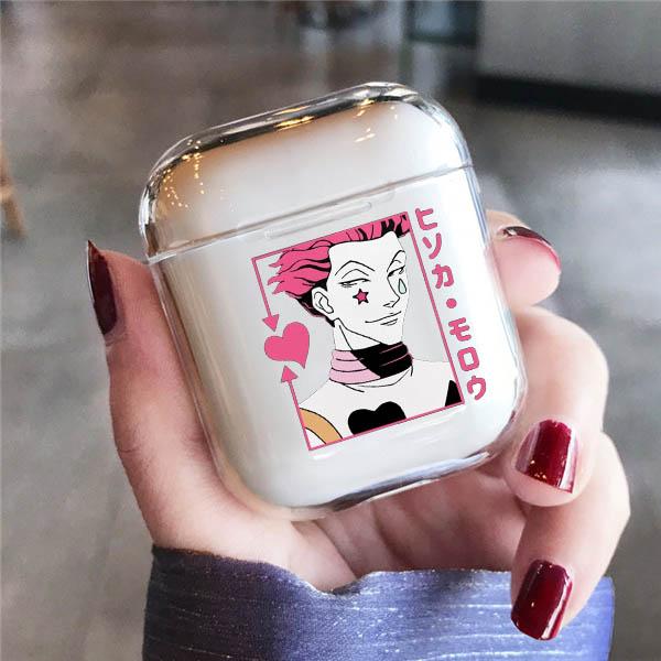 Мягкий защитный чехол HXH Hunter X Hunter, прозрачная коробка для Apple Airpods 1 2 3 Pro Killua Hisoka, чехол для AirPods в стиле аниме