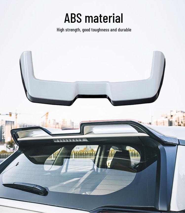 RAV4 2020 Спортивное заднее крыло/спойлер, Без сверления, Отделка под карбон