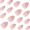Стильные миндалевидные накладные ногти: Многоразовая, Съемная Мода для Европы и Америки
