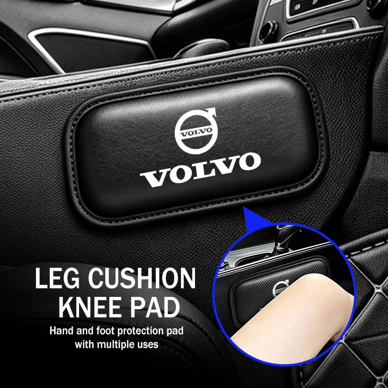 Car Elbow Rest Pad Center Console Leg Mat PU Leather Knee Cushion For Volvo V40 V60 C30 C70 S60 S80 S90 XC40 XC60 XC70 XC90 T6 JL9