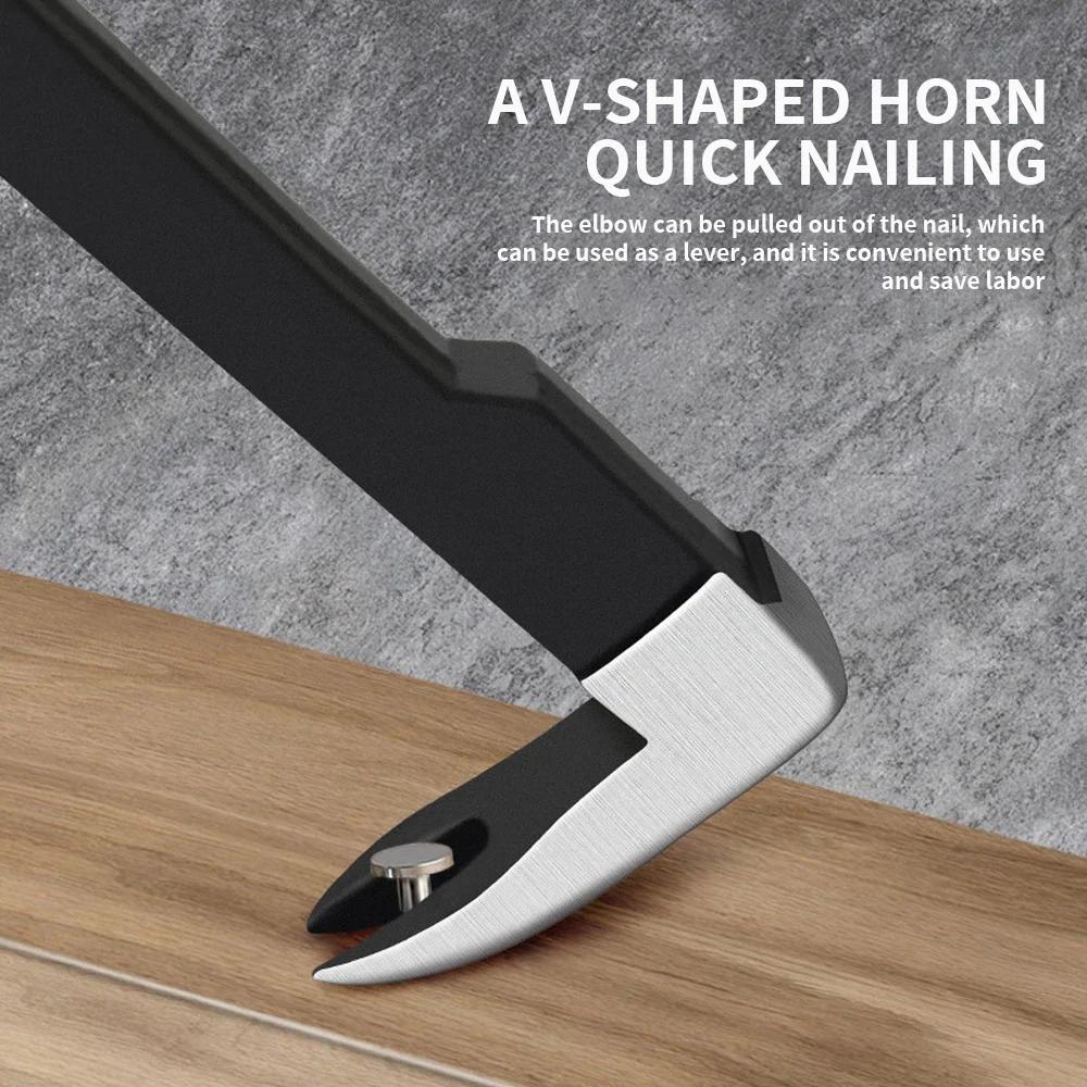 Гвоздодер Лапа кошки Удалитель гвоздей Многофункциональный лом Инструмент Стальной экстрактор гвоздей для дома Деревообрабатывающие инструменты