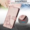 Leather Wallet Flip Case for Huawei Nova 15 14 13 12 12S 11 9 Ultra Pro SE Y72 Y63 Y73 9 Embossed Clover Floral Design