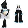 Высококачественное платье монахини Алисы из Пожарной бригады Пламени, платье монахини-пожарного, аниме костюм для косплея