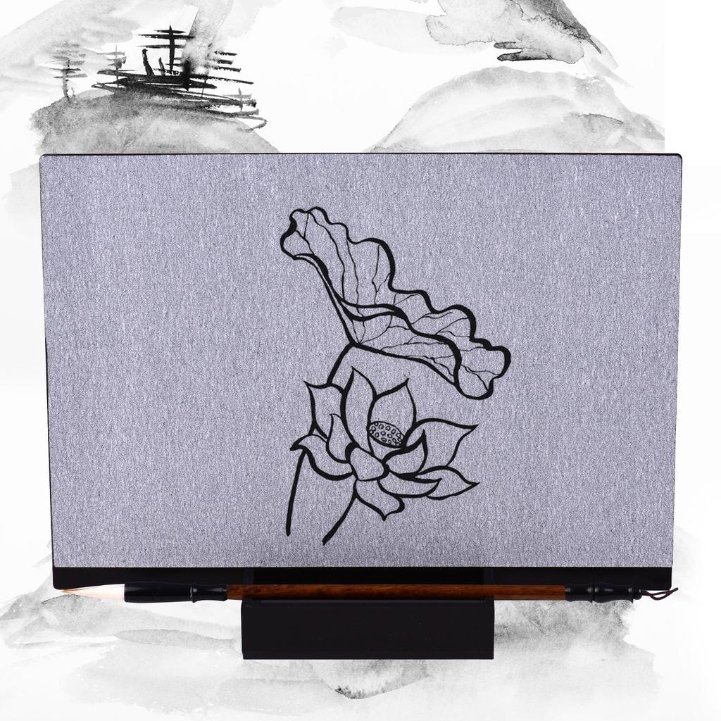 Reusable Buddha Board Artist Board Paint with Water Brush & Stand Release Pressure Relaxation