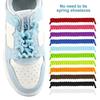 No Tie Shoe Laces Elastic Spring Laces Anti-fall Thick Spring Shoelace Strings for Sneakers Wide Round Shoelace Replacement