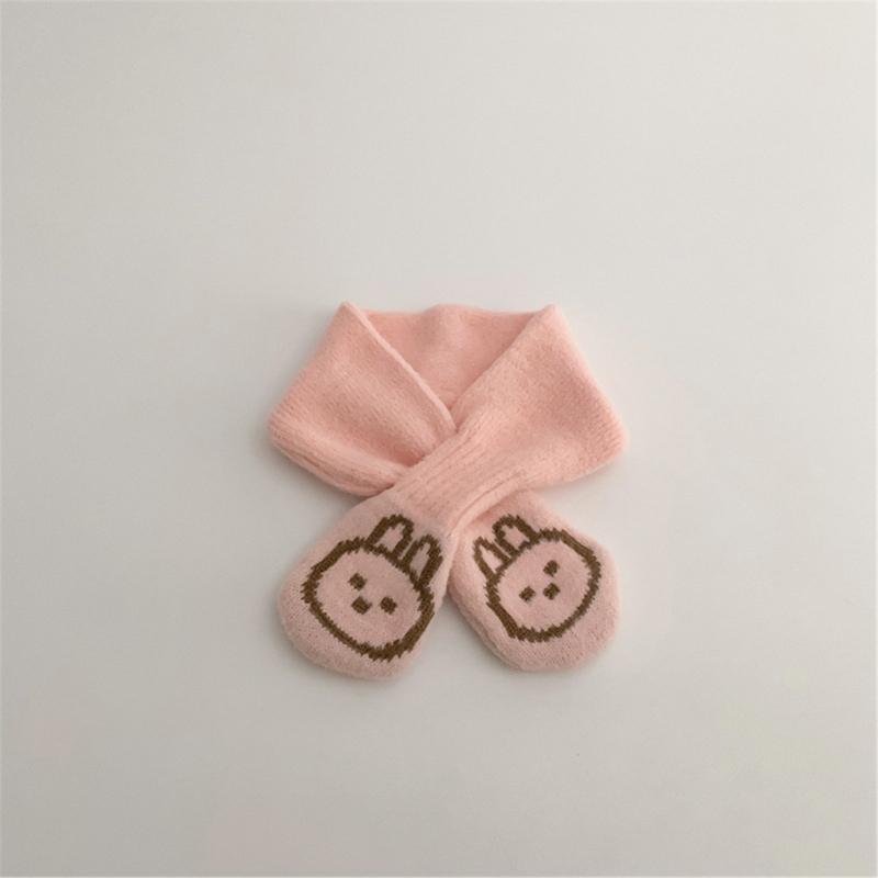 Однотонный детский шарф Детский утеплитель шеи Осень Зима Защита шеи Ветрозащитный платок для мальчиков и девочек от 6 месяцев до 4 лет