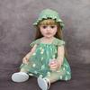 55cm Full Vinyl Baby Doll - Children's Day Gift, Reborn Companion & Bath Toy.