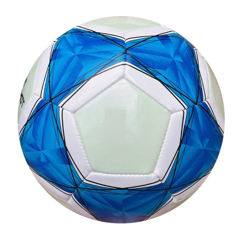 Glowing Soccer Football for Night Game, Size 4/5 Glowing in Dark Football for Adults and Youth Sports Light Up Football