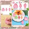 Leaf Series Baking Molds, 3D Molds For Realistic DIY Embossing, Easy To Clean, Suitable For Dough, Chocolate And Confectionery Baking.
