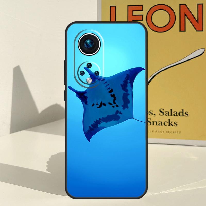 Чехол с изображением ската для Honor 200 Magic 7 5 6 Pro Honor X9c X9b X9a X8b X8a X8 X9 50 70 90 Lite Задняя крышка