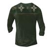 Men'S T-Shirt Street Casual Fashion Long Sleeved Top
