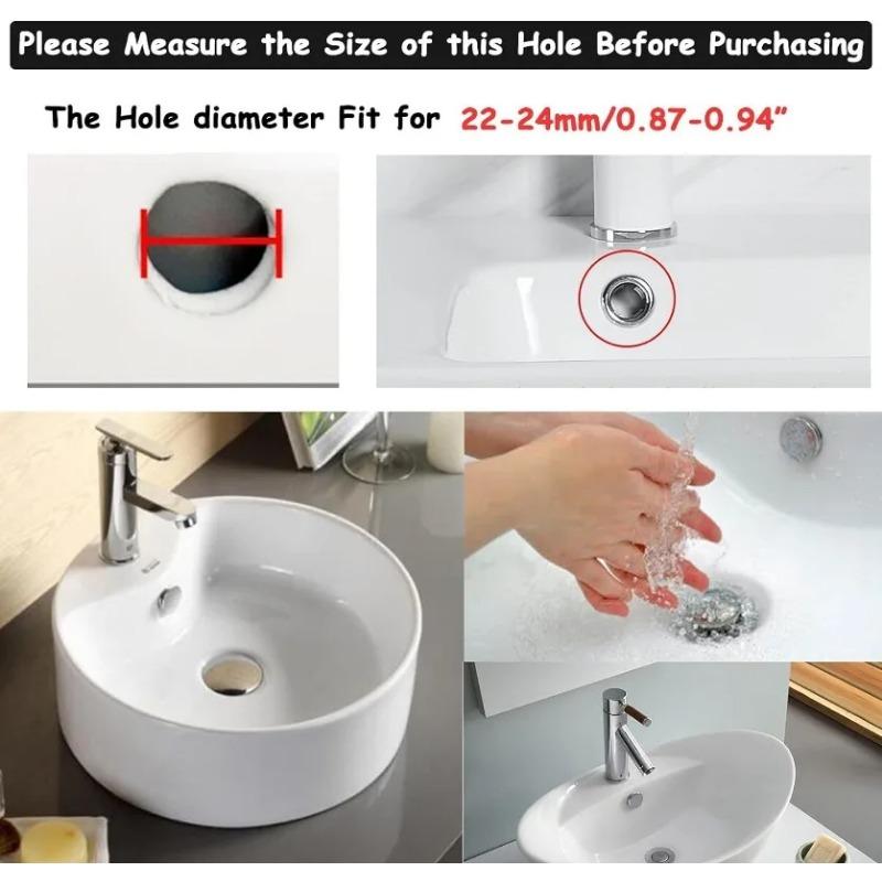4 шт., крышка для перелива отверстий для раковины, накладка для раковины для ванной комнаты, крышки для отверстий для раковины для умывальника, круглые полые кольца для перелива, заглушка